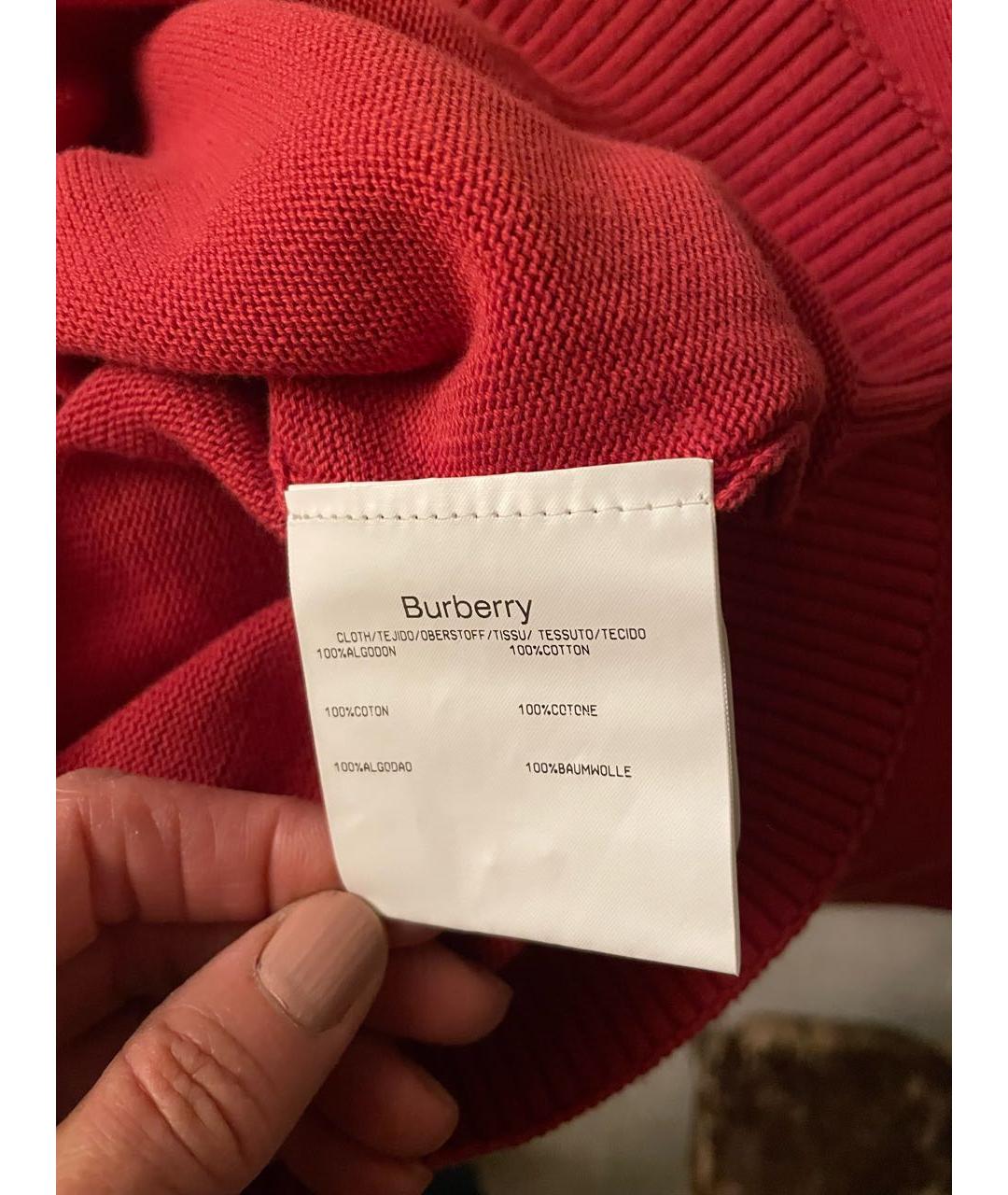 BURBERRY Хлопковый джемпер / свитер, фото 6