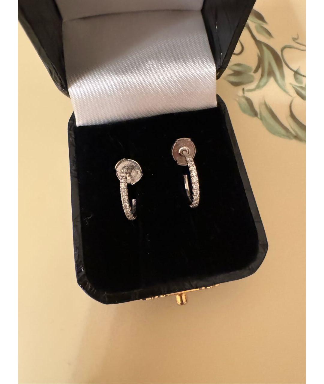 TIFFANY&CO Белые серьги из белого золота, фото 2