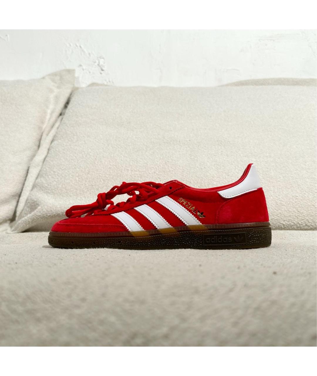 ADIDAS Красные замшевые кеды, фото 9