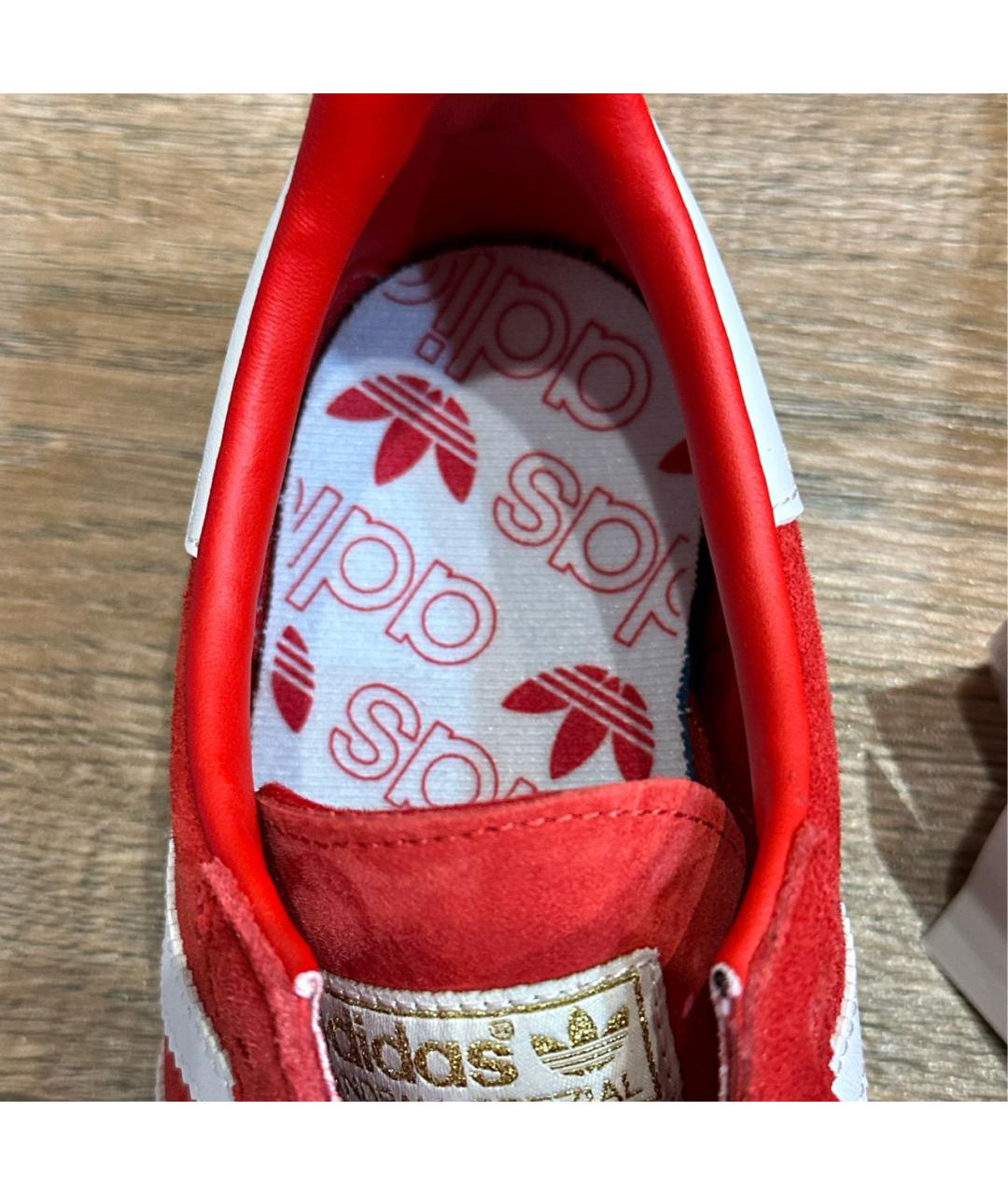 ADIDAS Красные замшевые кеды, фото 8