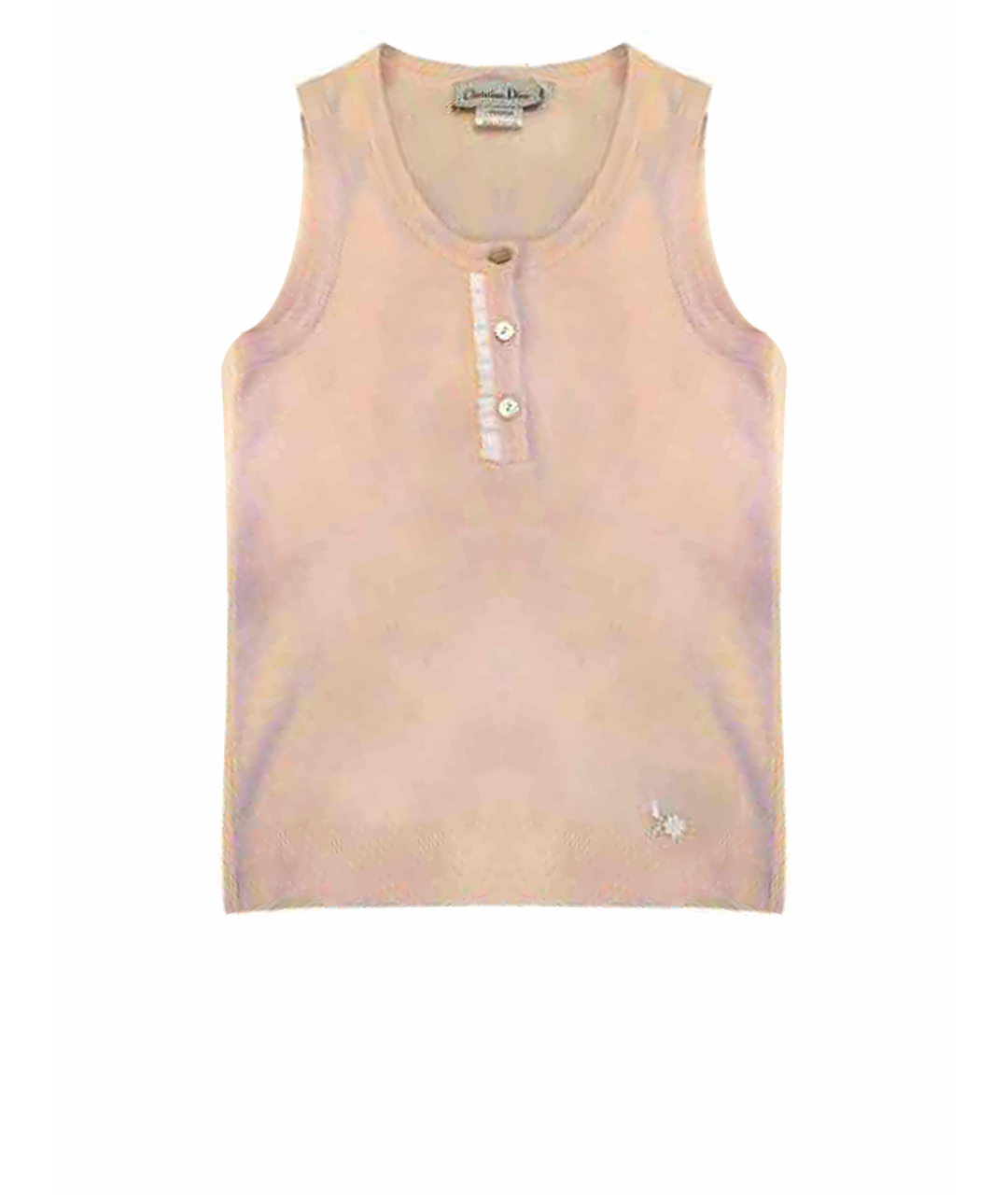 CHRISTIAN DIOR PRE-OWNED Розовый хлопковый детская футболка / топ, фото 1