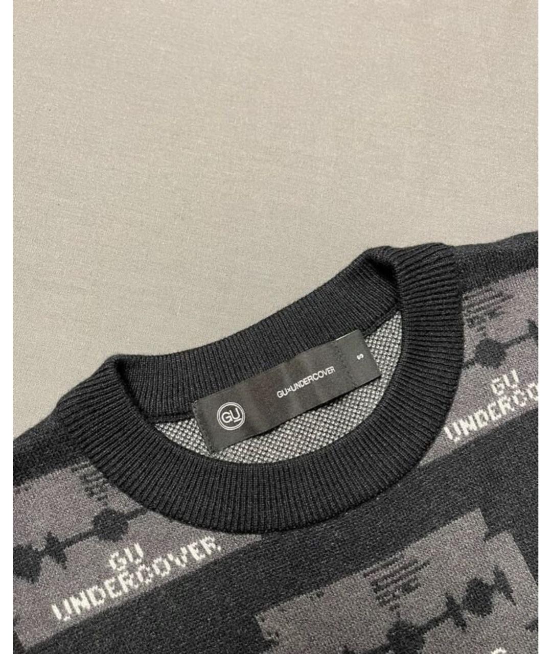 UNDERCOVER Черный вискозный джемпер / свитер, фото 3