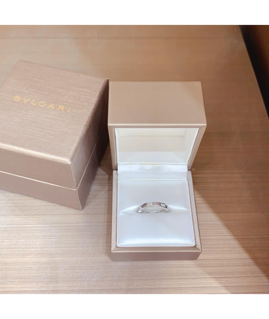 BVLGARI Серебряное кольцо из белого золота, фото 2