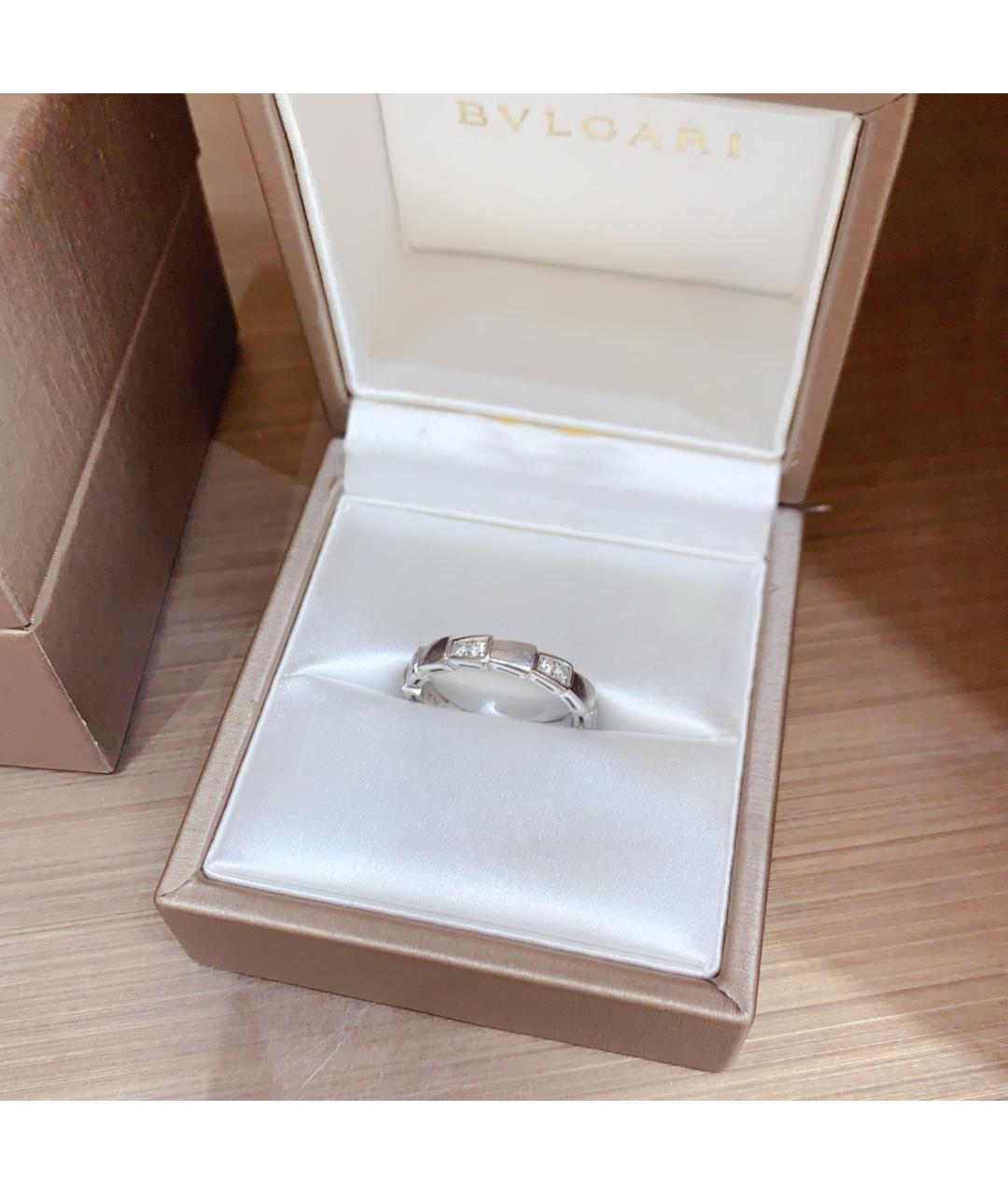 BVLGARI Серебряное кольцо из белого золота, фото 4