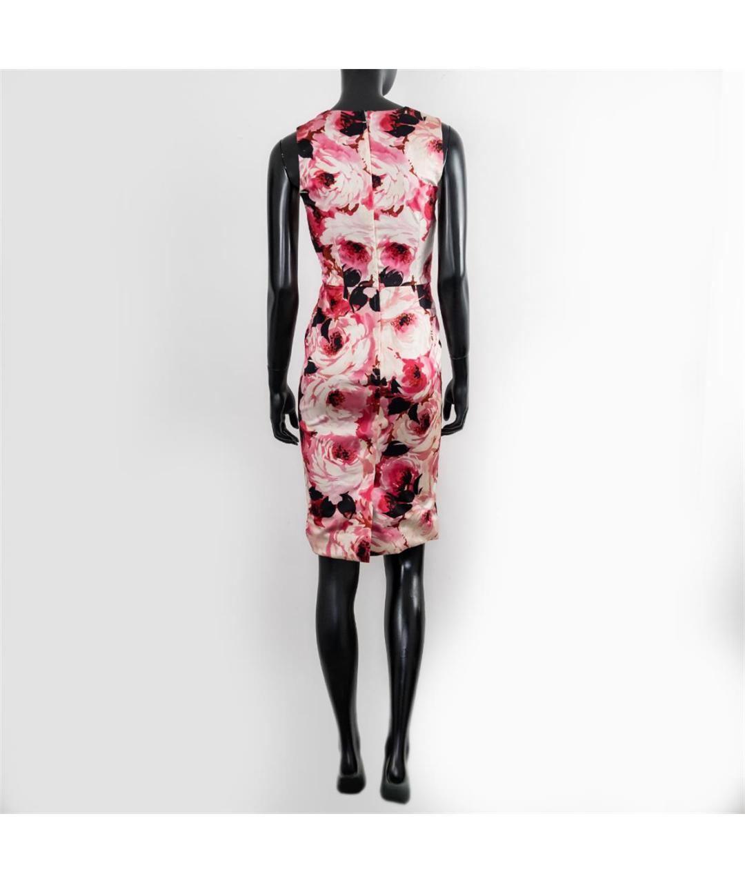 DOLCE&GABBANA Розовое ацетатное повседневное платье, фото 3