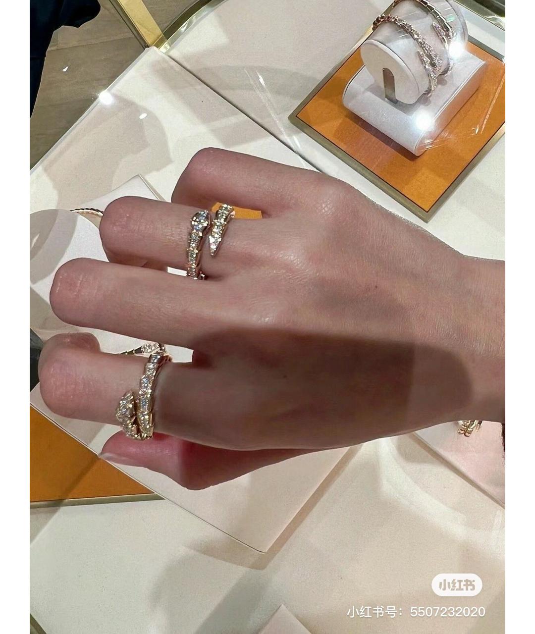 BVLGARI Золотое кольцо из розового золота, фото 3