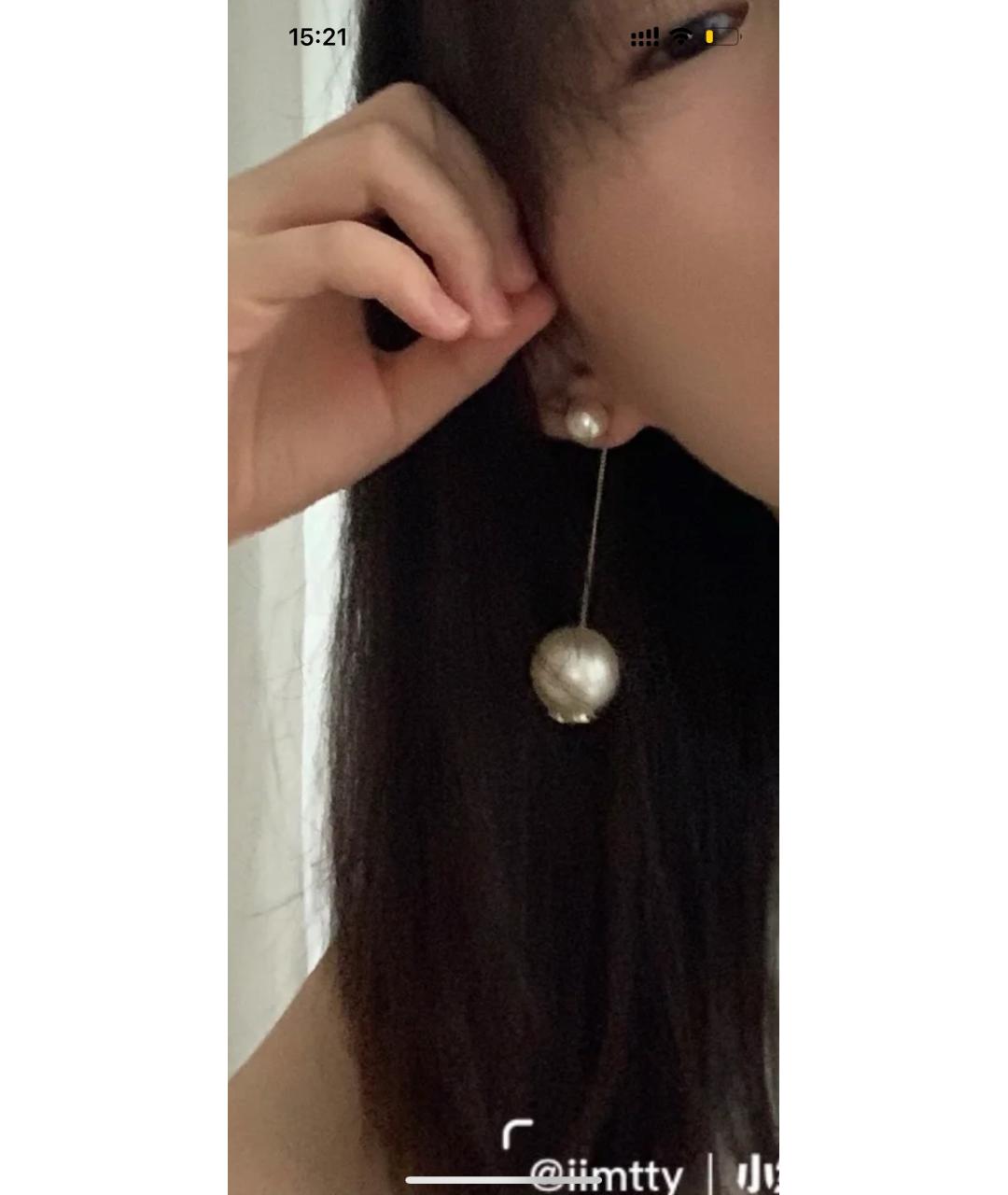 CHANEL Золотые серьги, фото 5