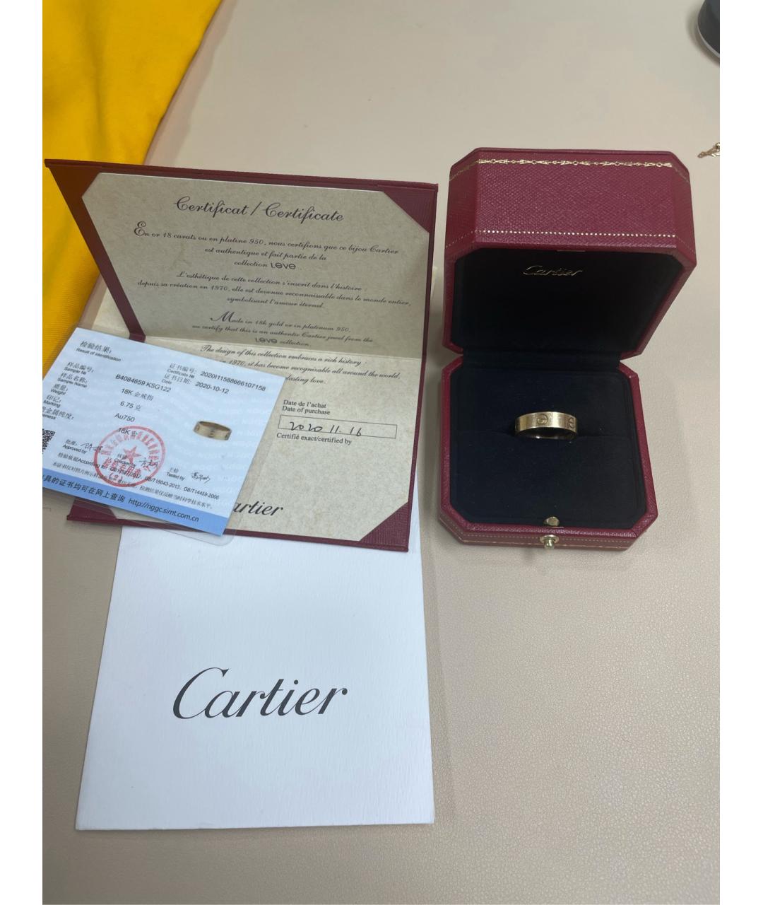 CARTIER Золотое кольцо из желтого золота, фото 2