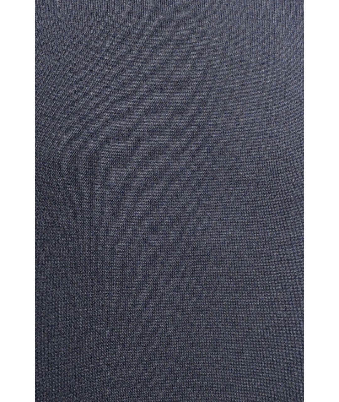 CANALI Темно-синий шерстяной джемпер / свитер, фото 3