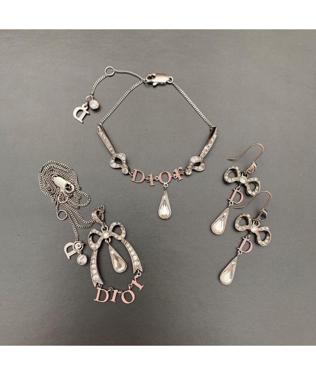 CHRISTIAN DIOR Серебряное металлическое кольцо, фото 5