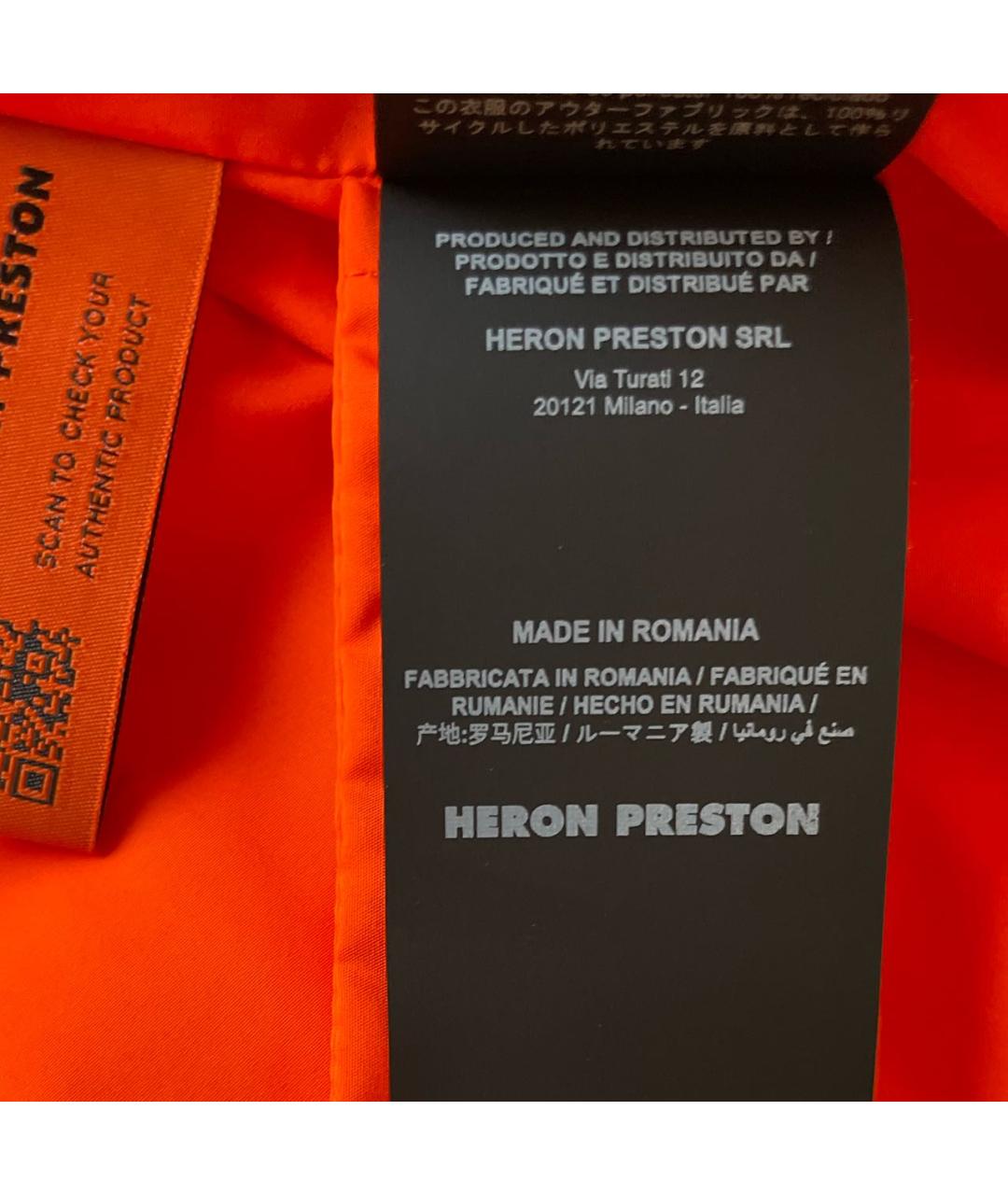 HERON PRESTON Черный полиэстеровый пуховик, фото 8