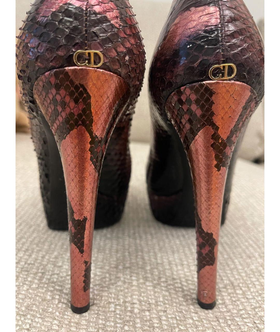 CHRISTIAN DIOR Туфли из экзотической кожи, фото 4