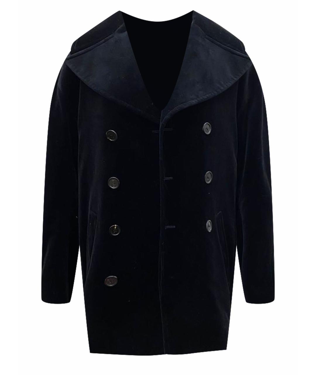 SAINT LAURENT Черное пальто, фото 1