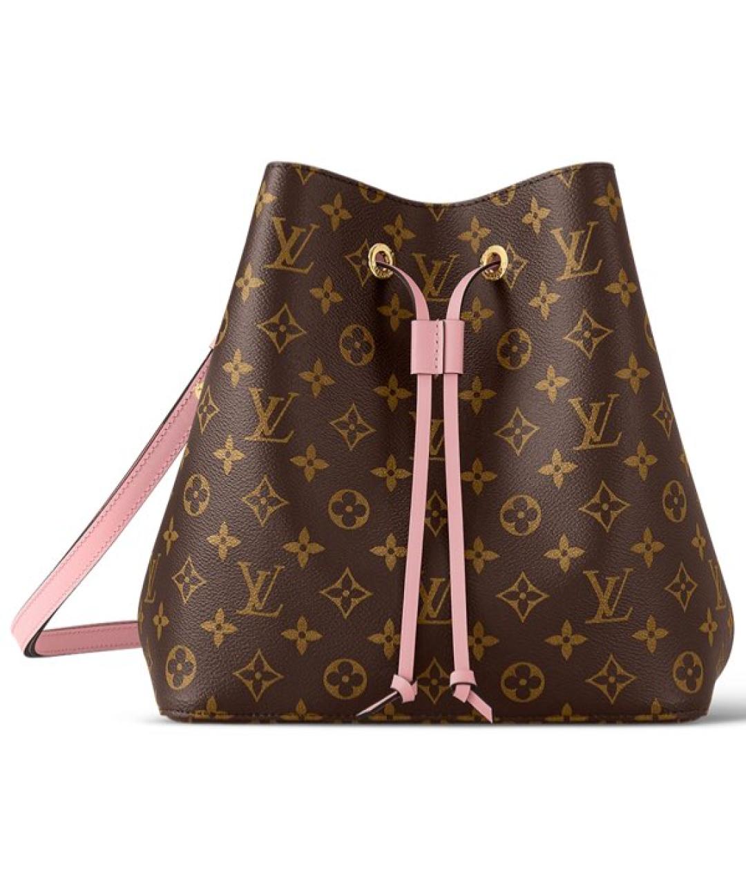 LOUIS VUITTON Коричневая сумка через плечо из искусственной кожи, фото 1