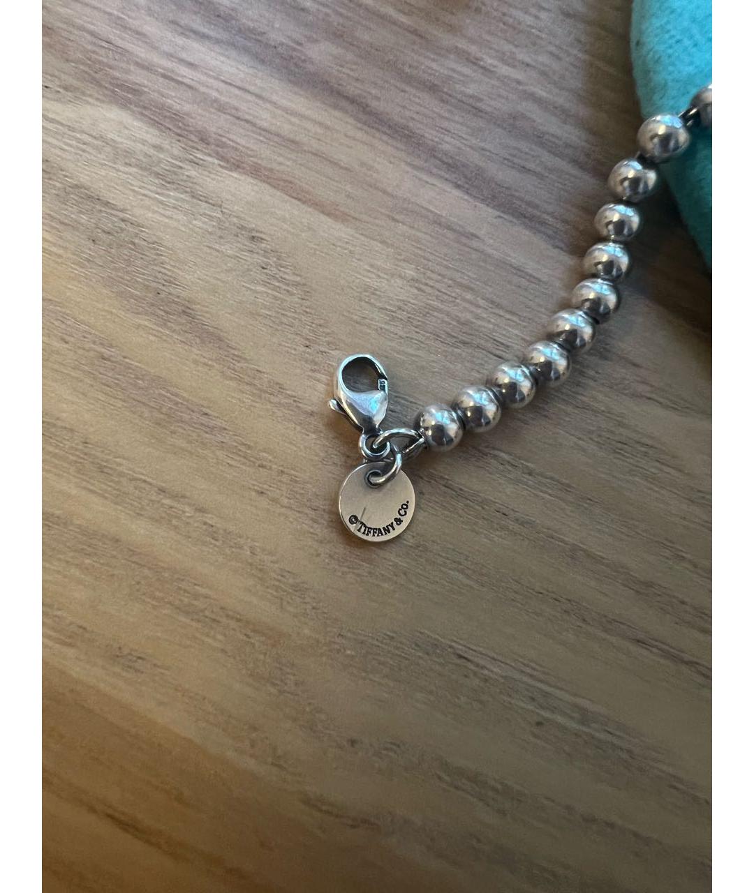TIFFANY&CO Бирюзовый серебряный браслет, фото 4