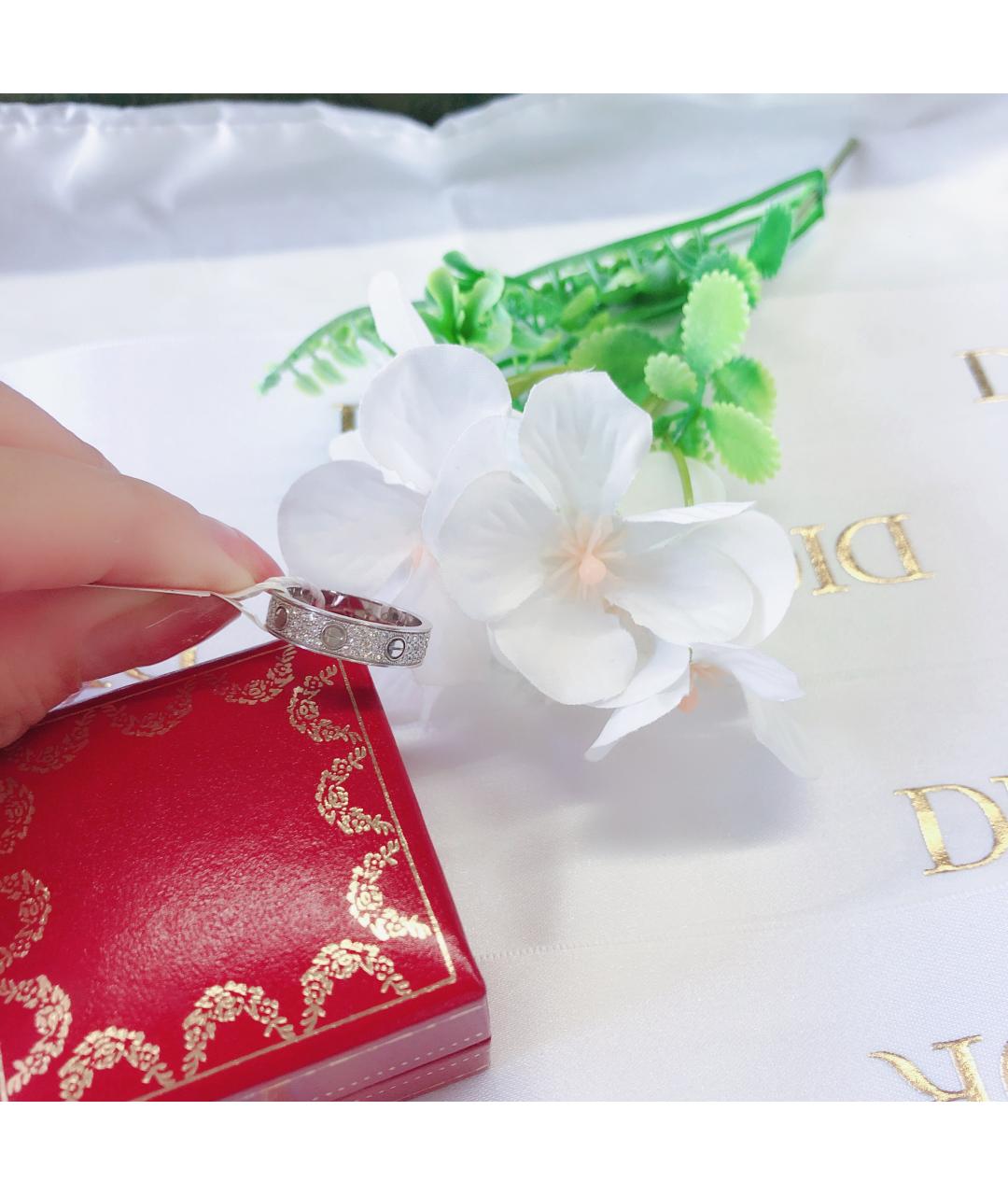 CARTIER Серебряное кольцо из белого золота, фото 2