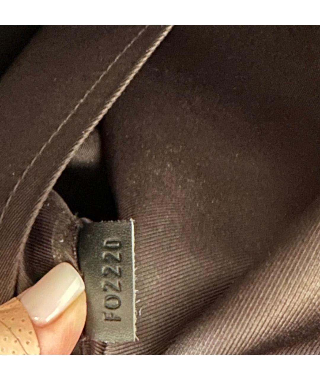 LOUIS VUITTON Черный кожаный рюкзак, фото 6