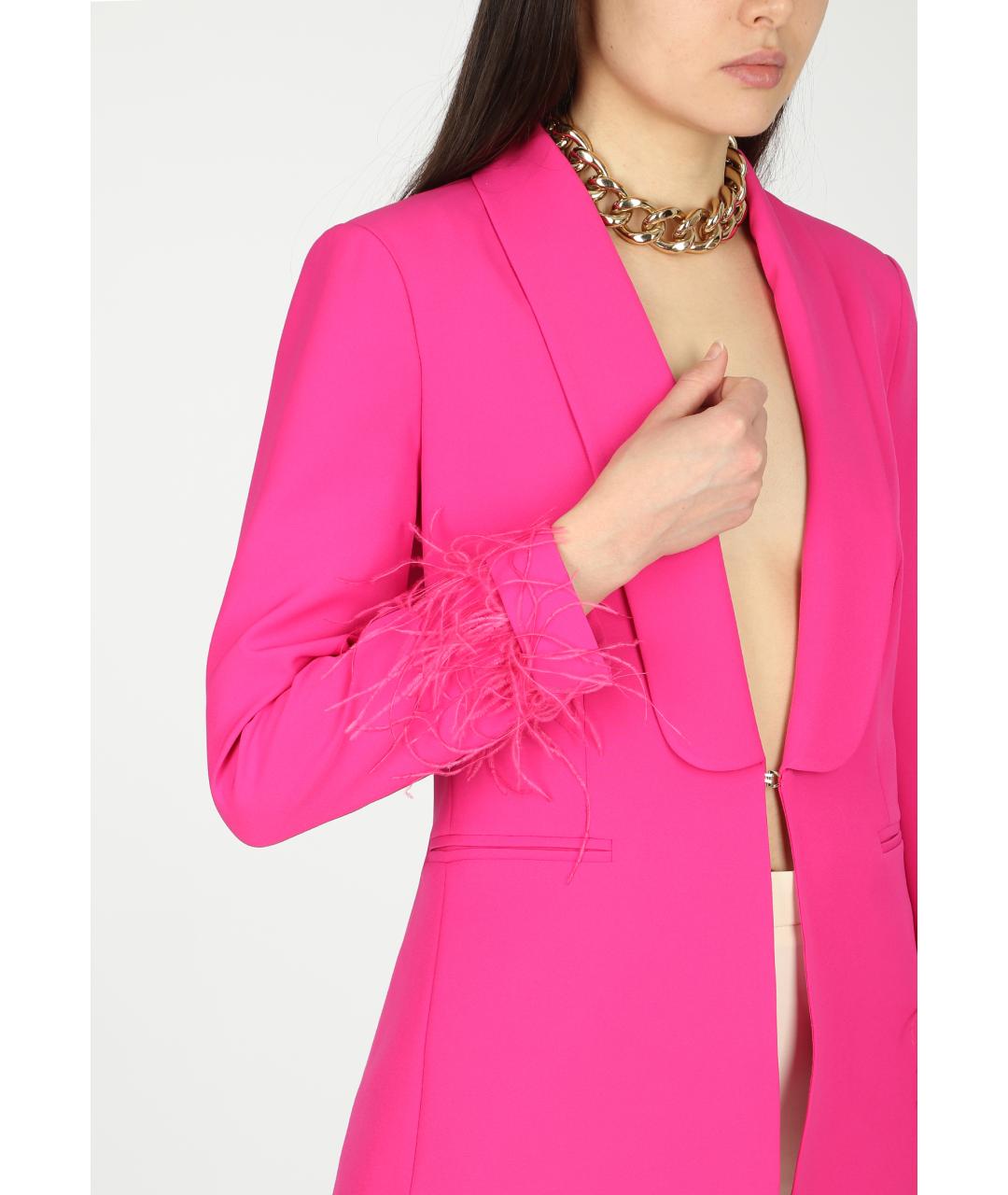 LIU JO Розовый жакет/пиджак, фото 4