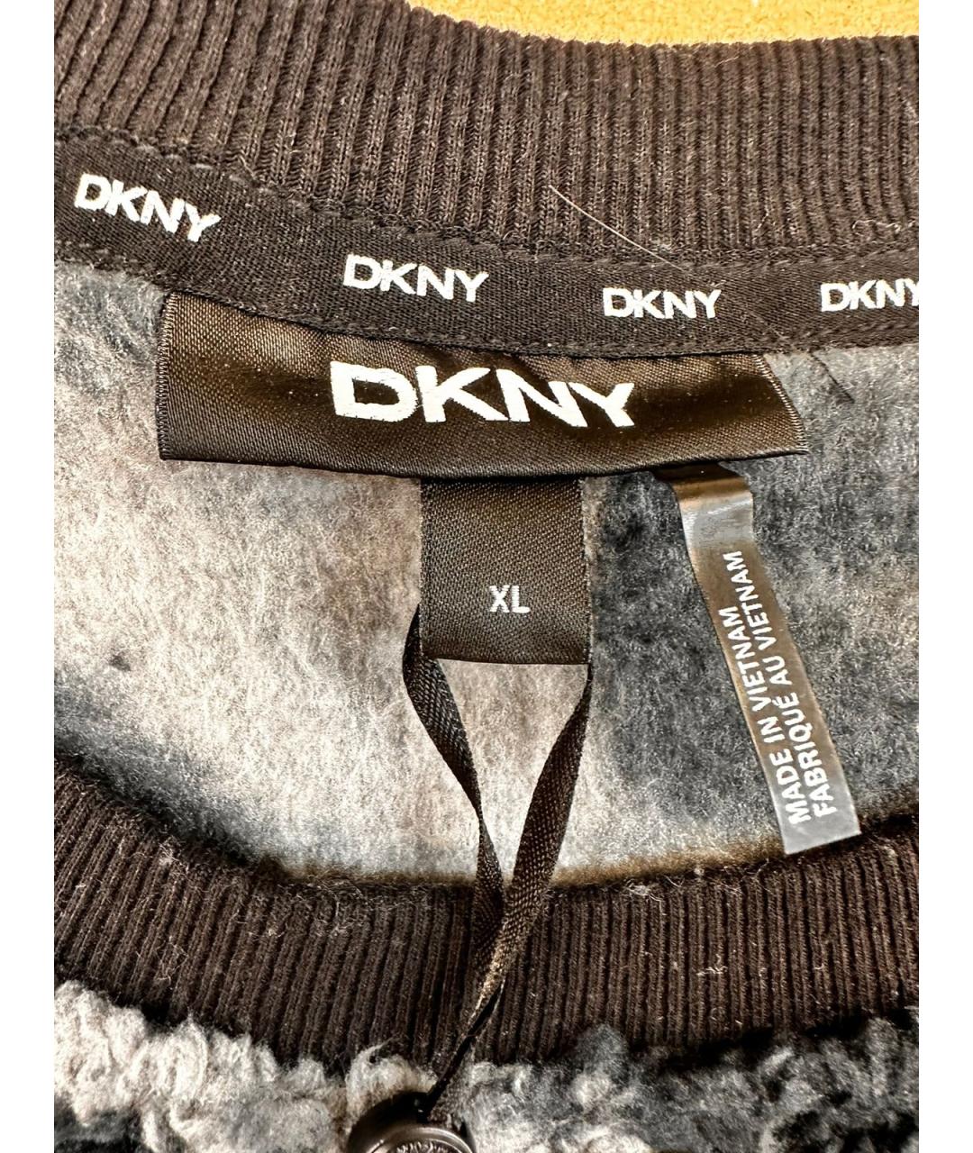 DKNY Серый синтетический джемпер / свитер, фото 4