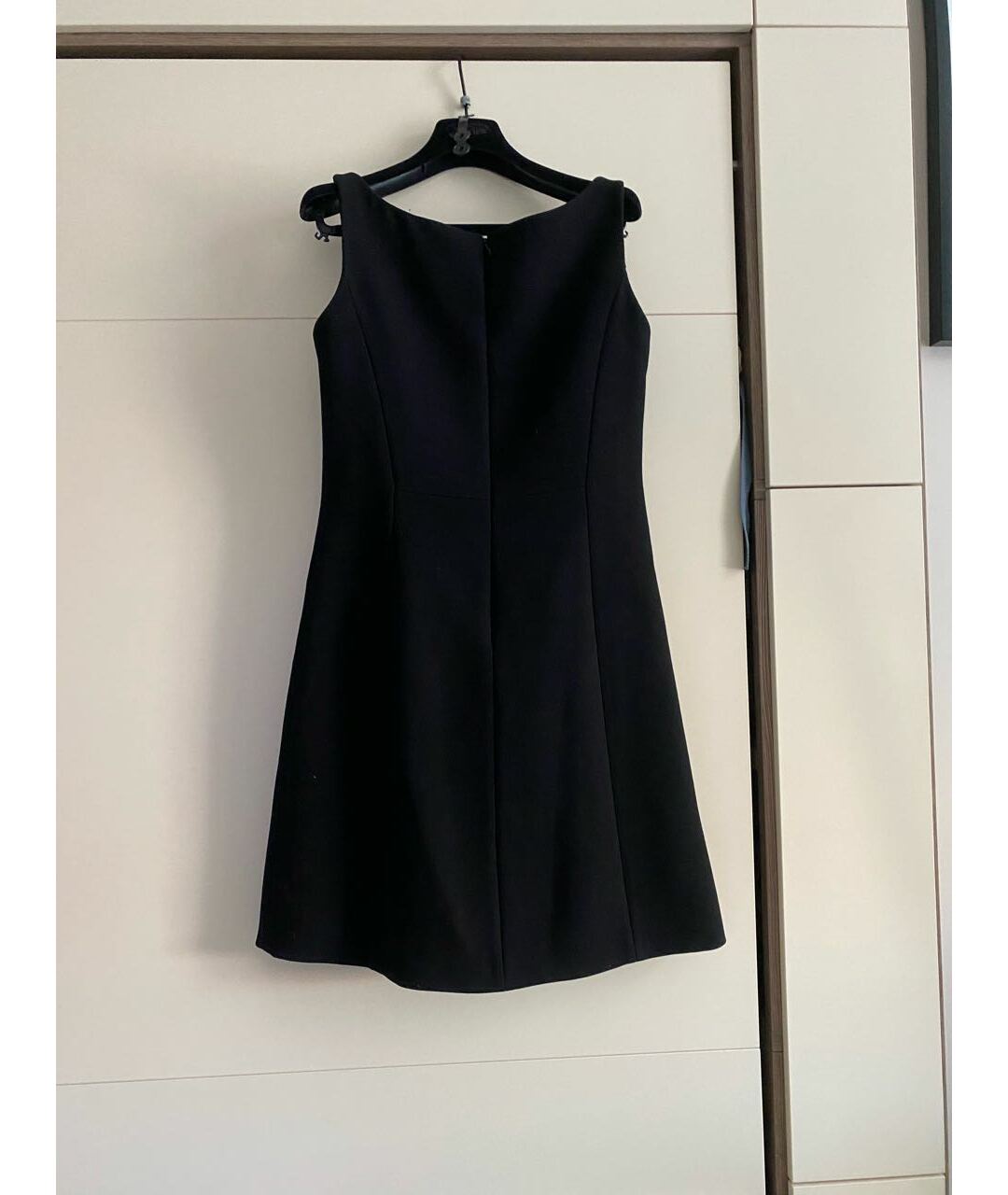 PRADA Черное шерстяное платье, фото 2