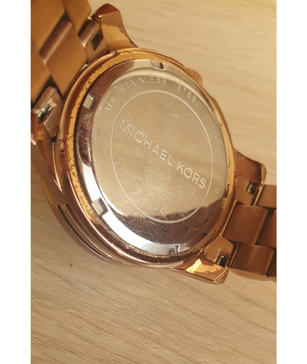MICHAEL KORS Золотые часы, фото 4