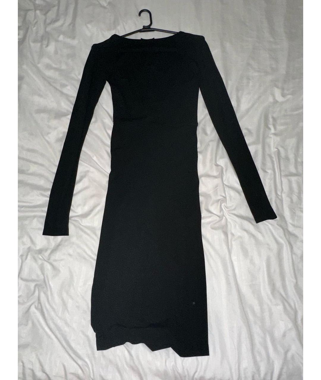 DONNA KARAN Черное коктейльное платье, фото 2