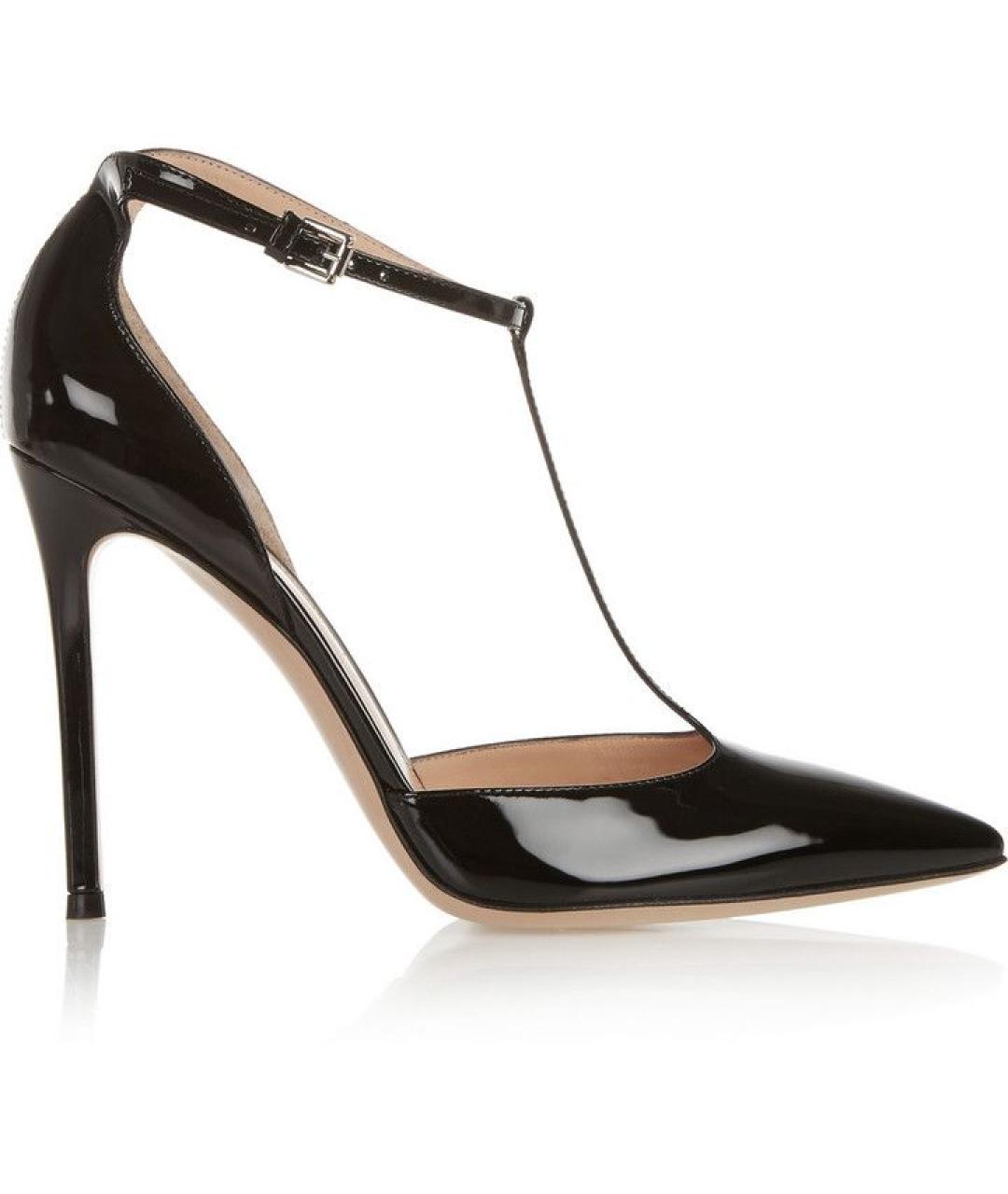 GIANVITO ROSSI Черные туфли из лакированной кожи, фото 6
