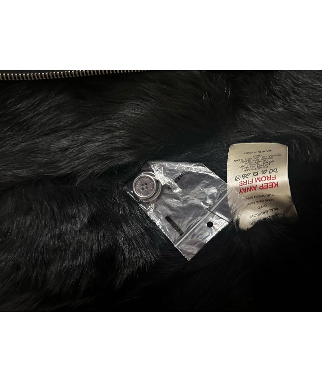 BURBERRY Черная замшевая дубленка, фото 3