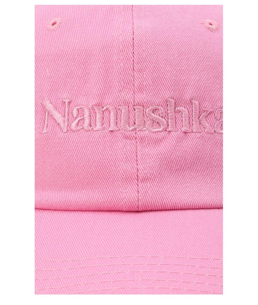 NANUSHKA Розовая хлопковая кепка, фото 3