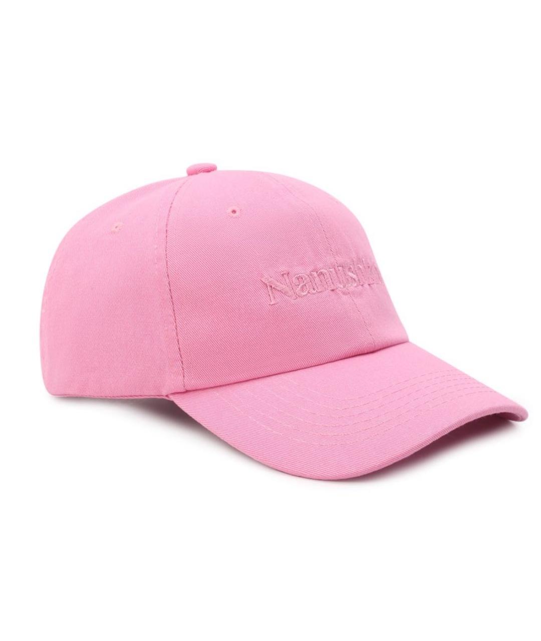 NANUSHKA Розовая хлопковая кепка, фото 1