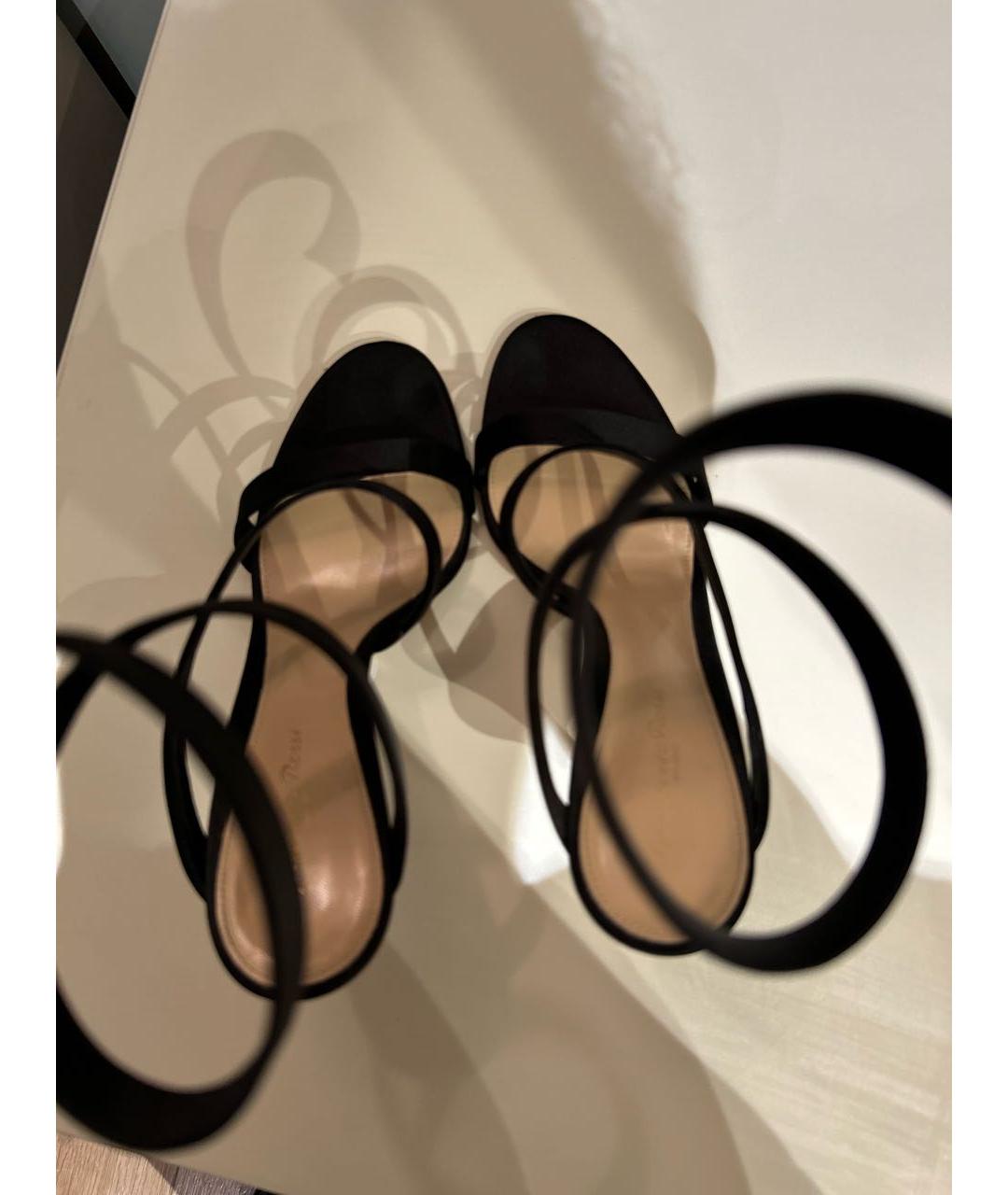 GIANVITO ROSSI Черные босоножки, фото 3
