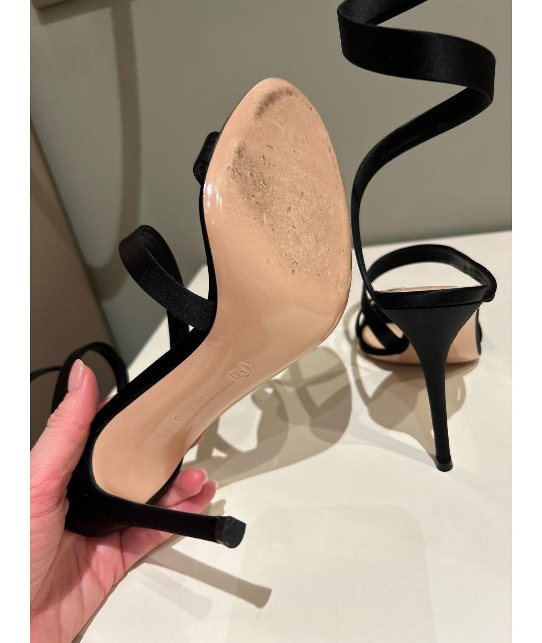 GIANVITO ROSSI Черные босоножки, фото 5