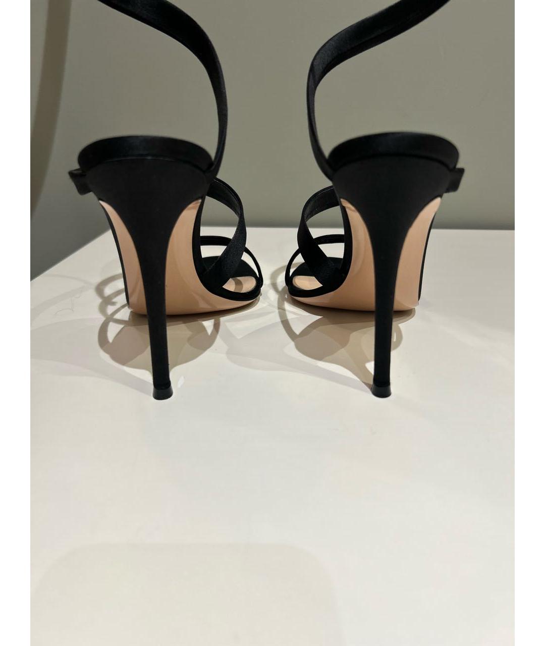 GIANVITO ROSSI Черные босоножки, фото 4