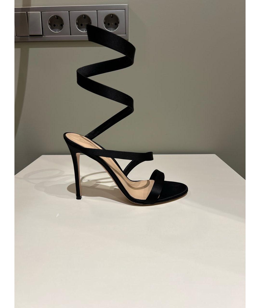 GIANVITO ROSSI Черные босоножки, фото 6