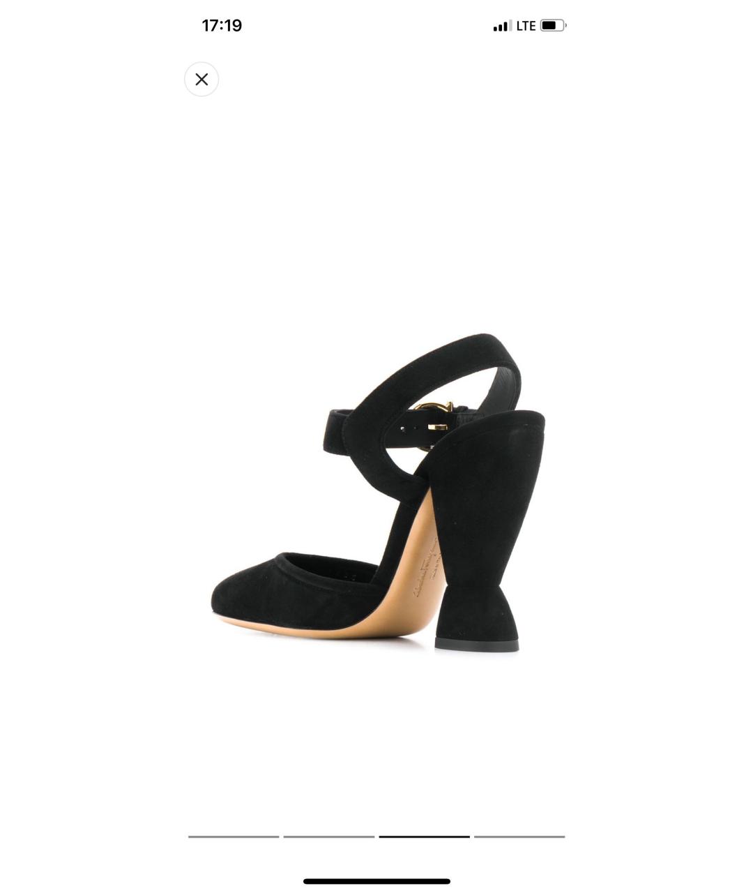 FERRAGAMO Черные замшевые туфли, фото 3