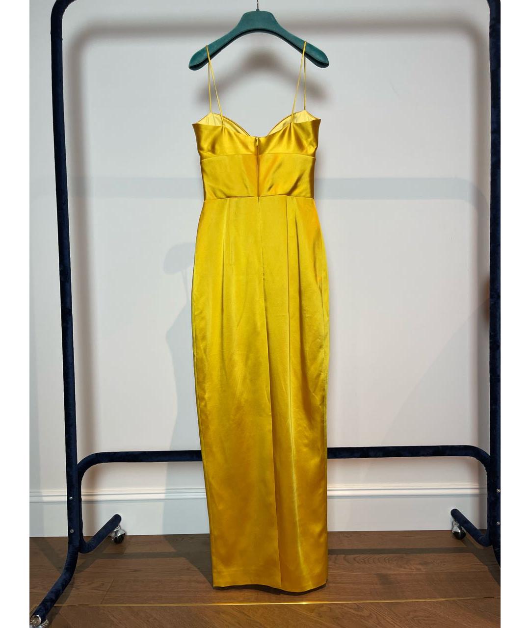 RASARIO Золотое шелковое коктейльное платье, фото 2