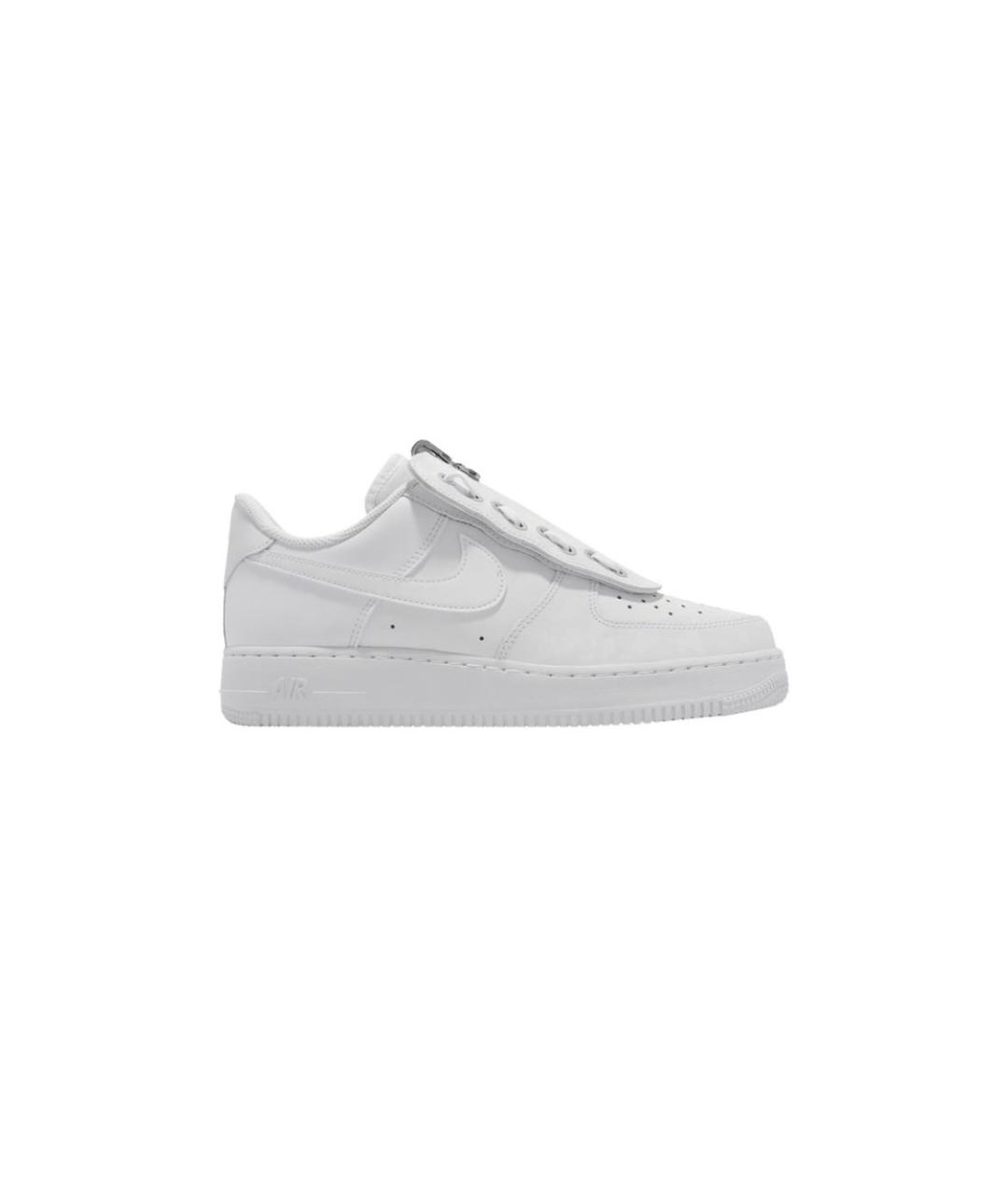 NIKE Белые кожаные низкие кроссовки / кеды, фото 1