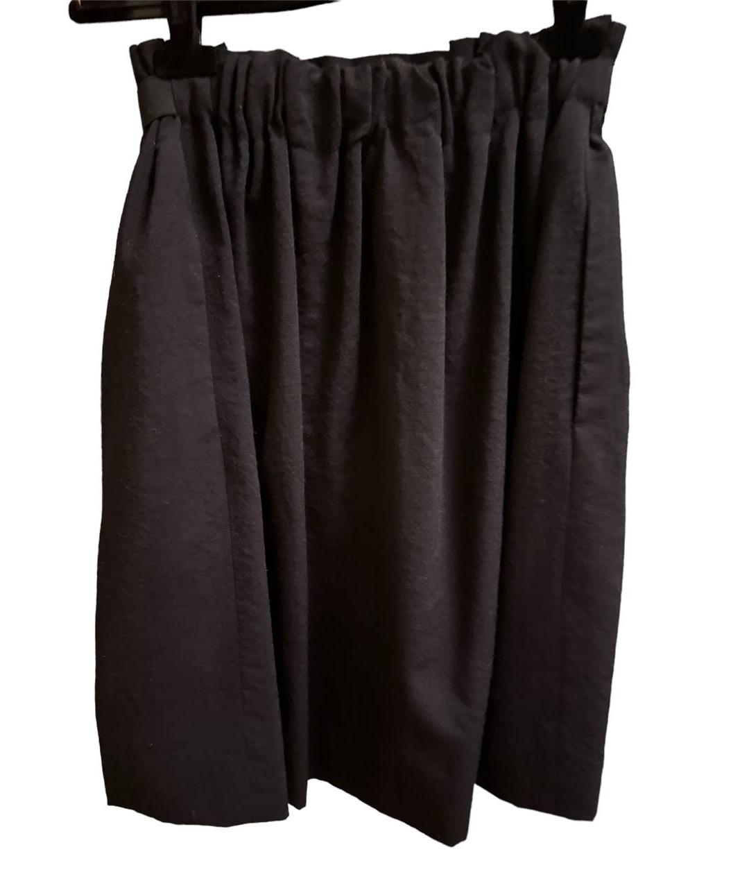 CHLOE Черная шерстяная юбка мини, фото 2
