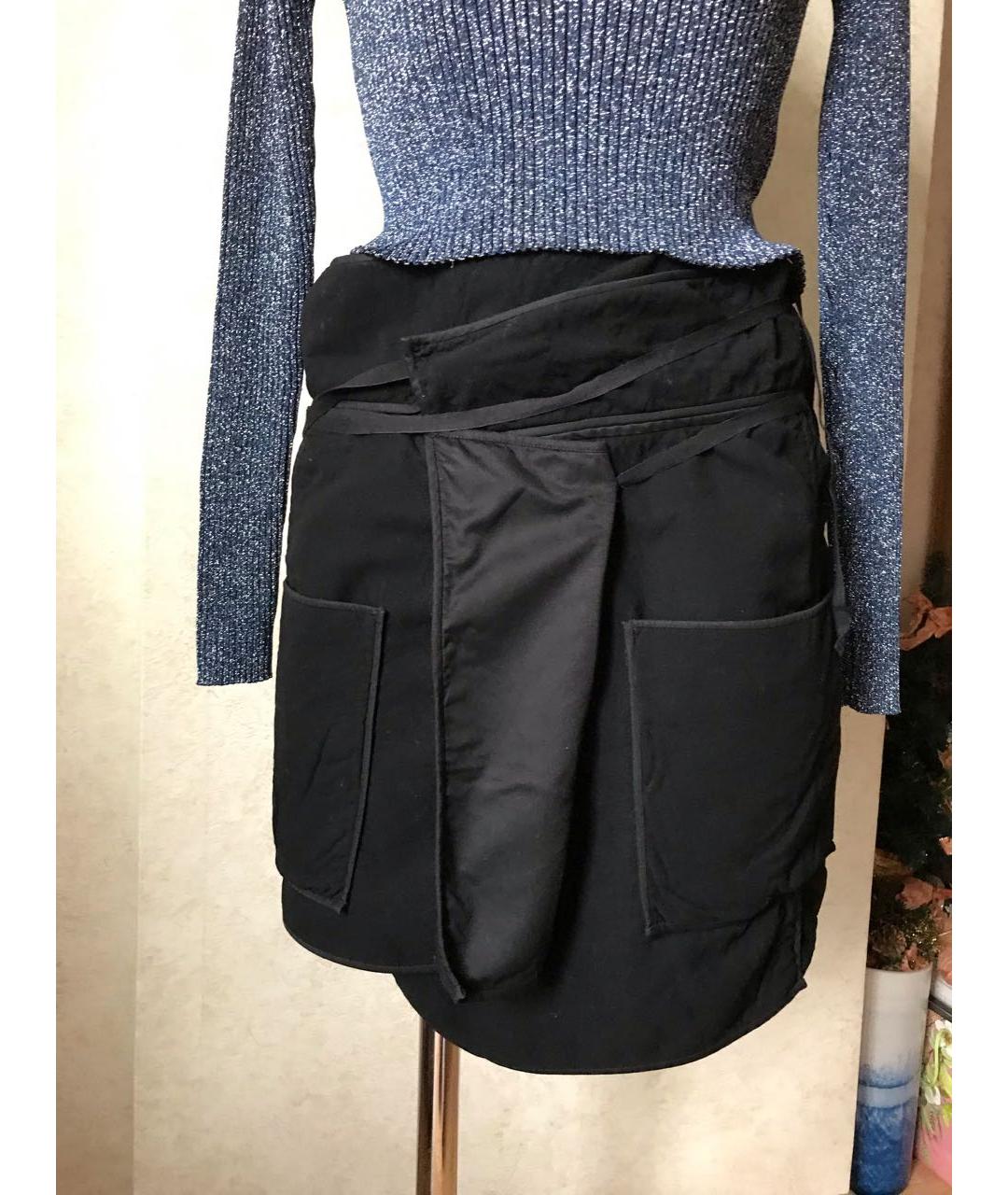 ISABEL MARANT Черная хлопковая юбка мини, фото 2