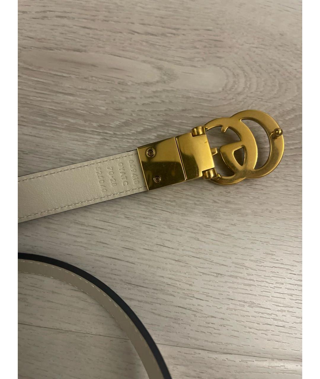 GUCCI Черный кожаный ремень, фото 3