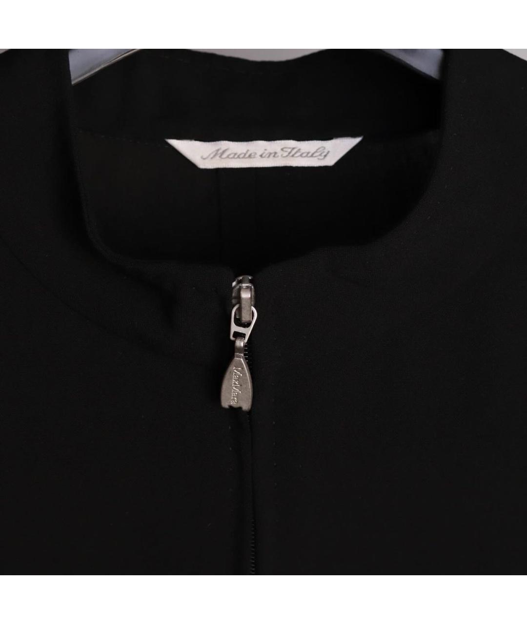 MAX MARA Черный шерстяной костюм с брюками, фото 4