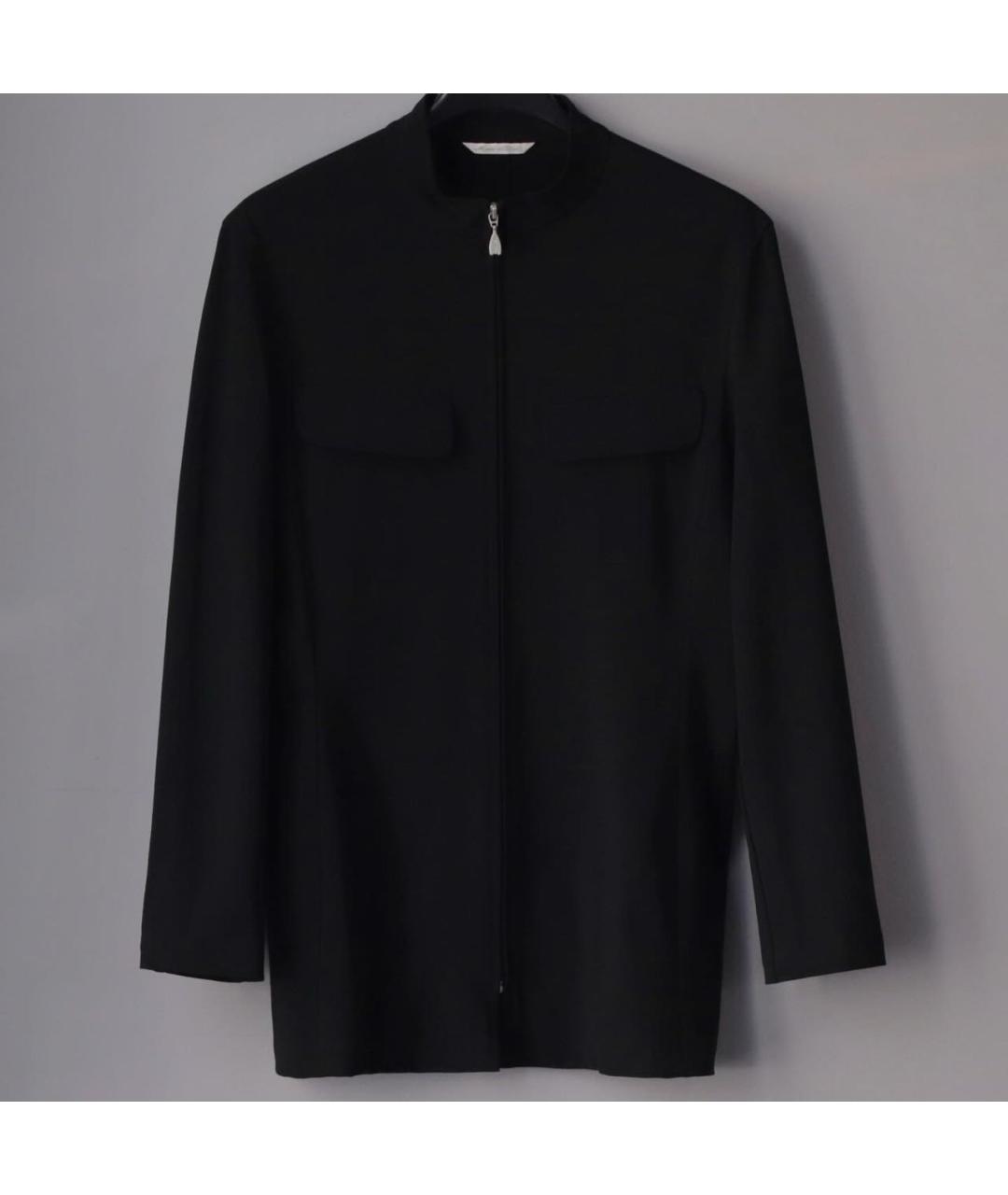 MAX MARA Черный шерстяной костюм с брюками, фото 2