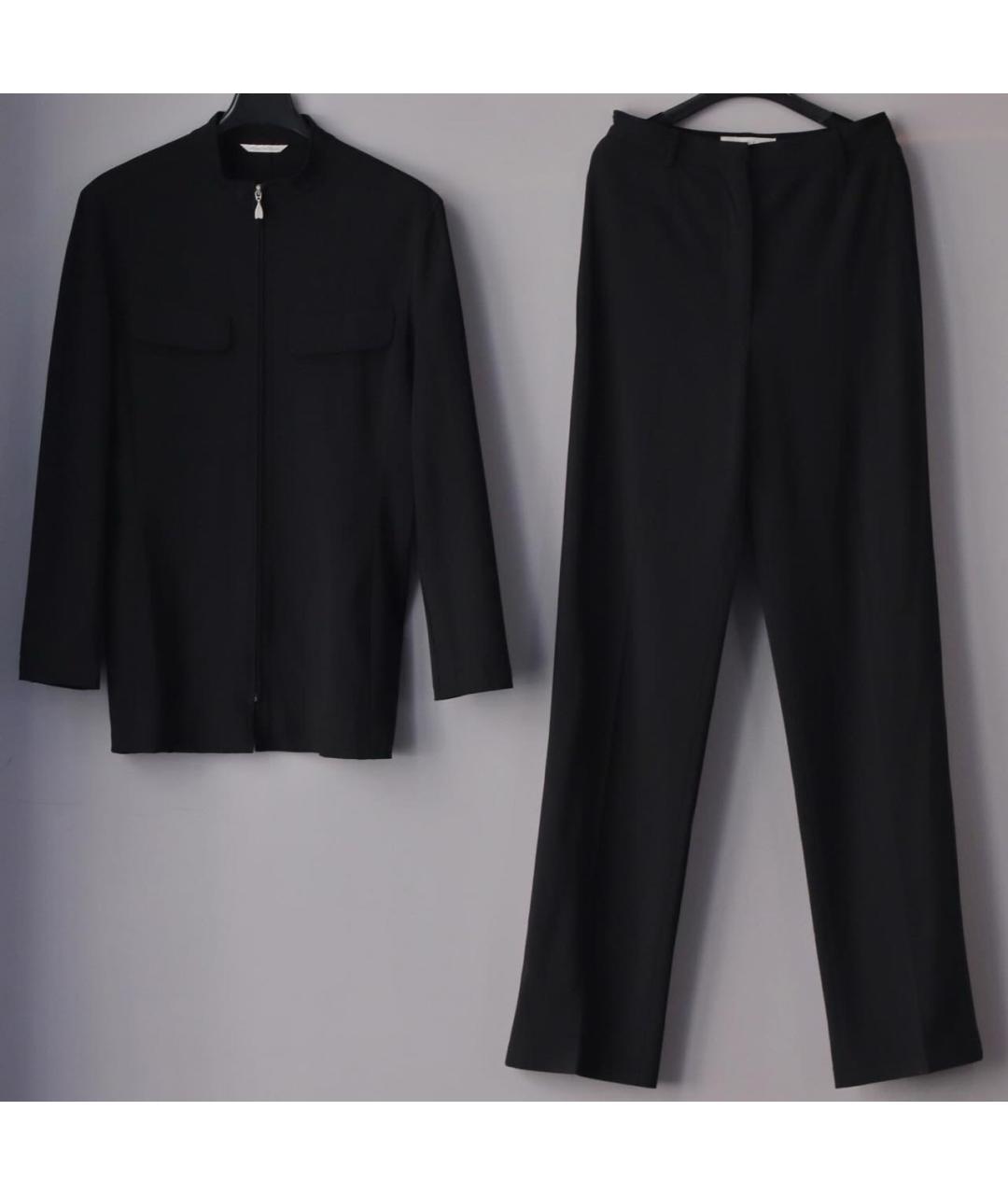 MAX MARA Черный шерстяной костюм с брюками, фото 9