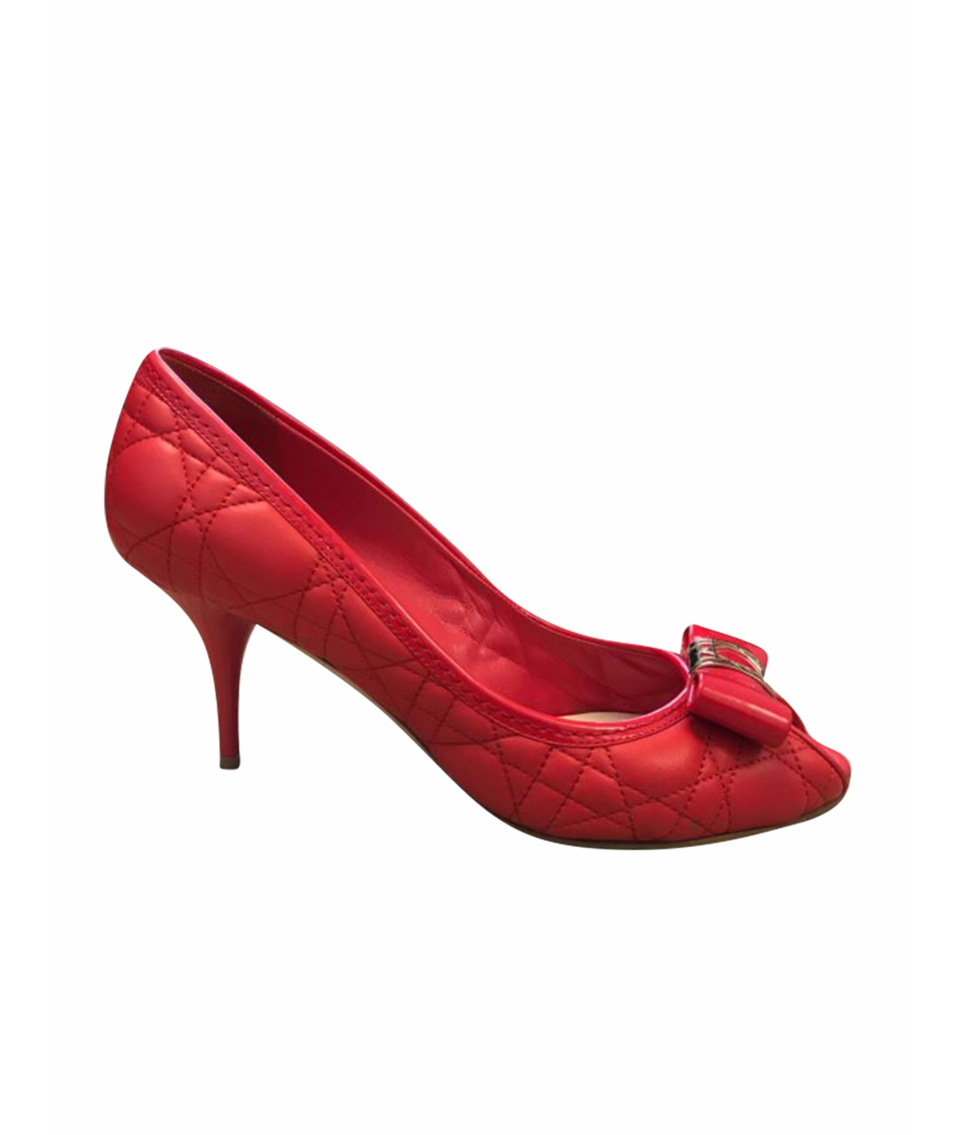 CHRISTIAN DIOR PRE-OWNED Красные кожаные туфли, фото 1