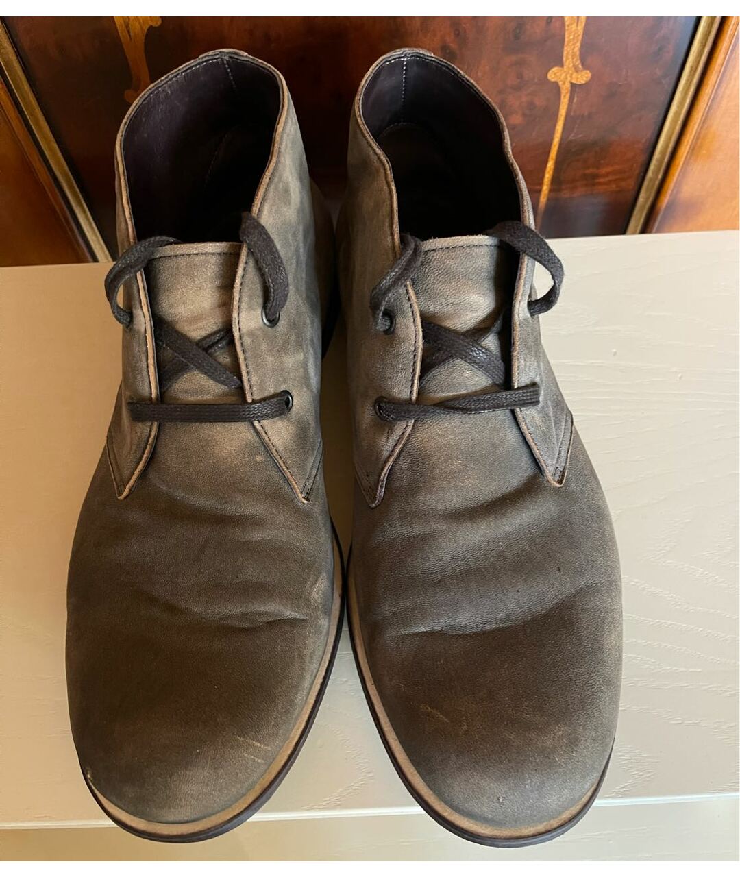 BOTTEGA VENETA Мульти замшевые высокие ботинки, фото 2