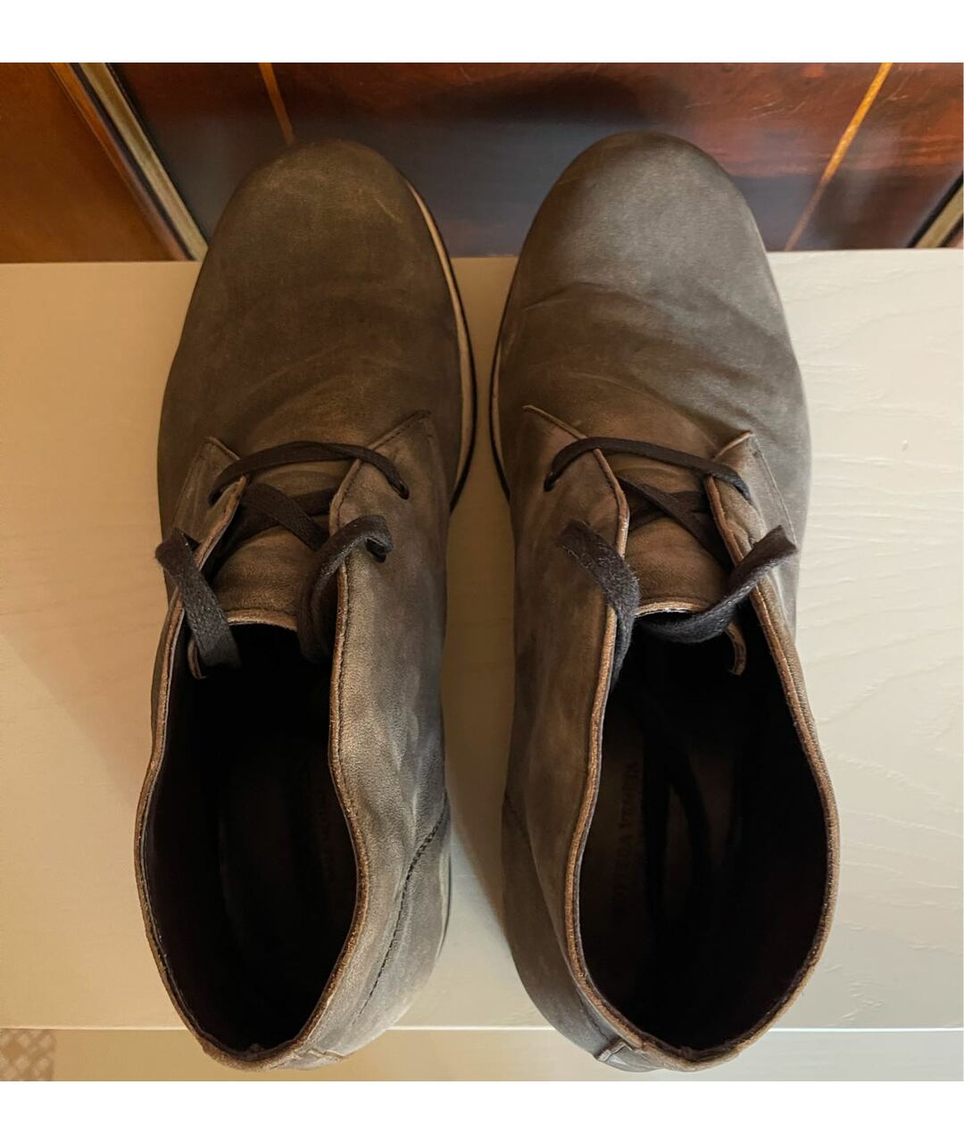 BOTTEGA VENETA Мульти замшевые высокие ботинки, фото 3