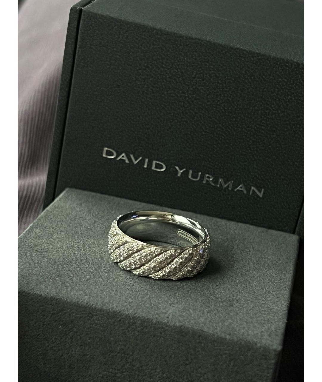 David Yurman Белое кольцо из белого золота, фото 6
