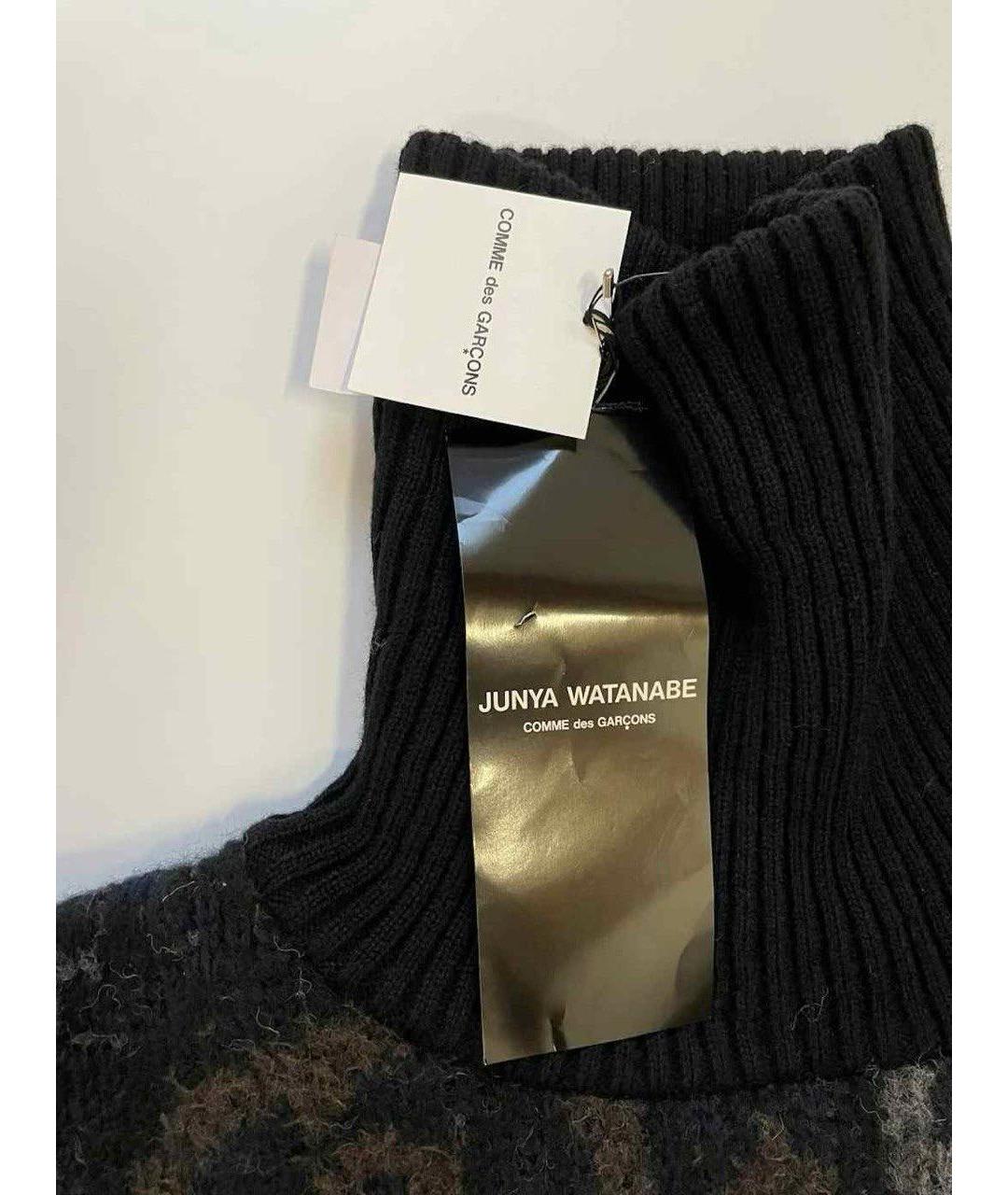 JUNYA WATANABE COMME DES GARÇONS Черный шерстяной джемпер / свитер, фото 8