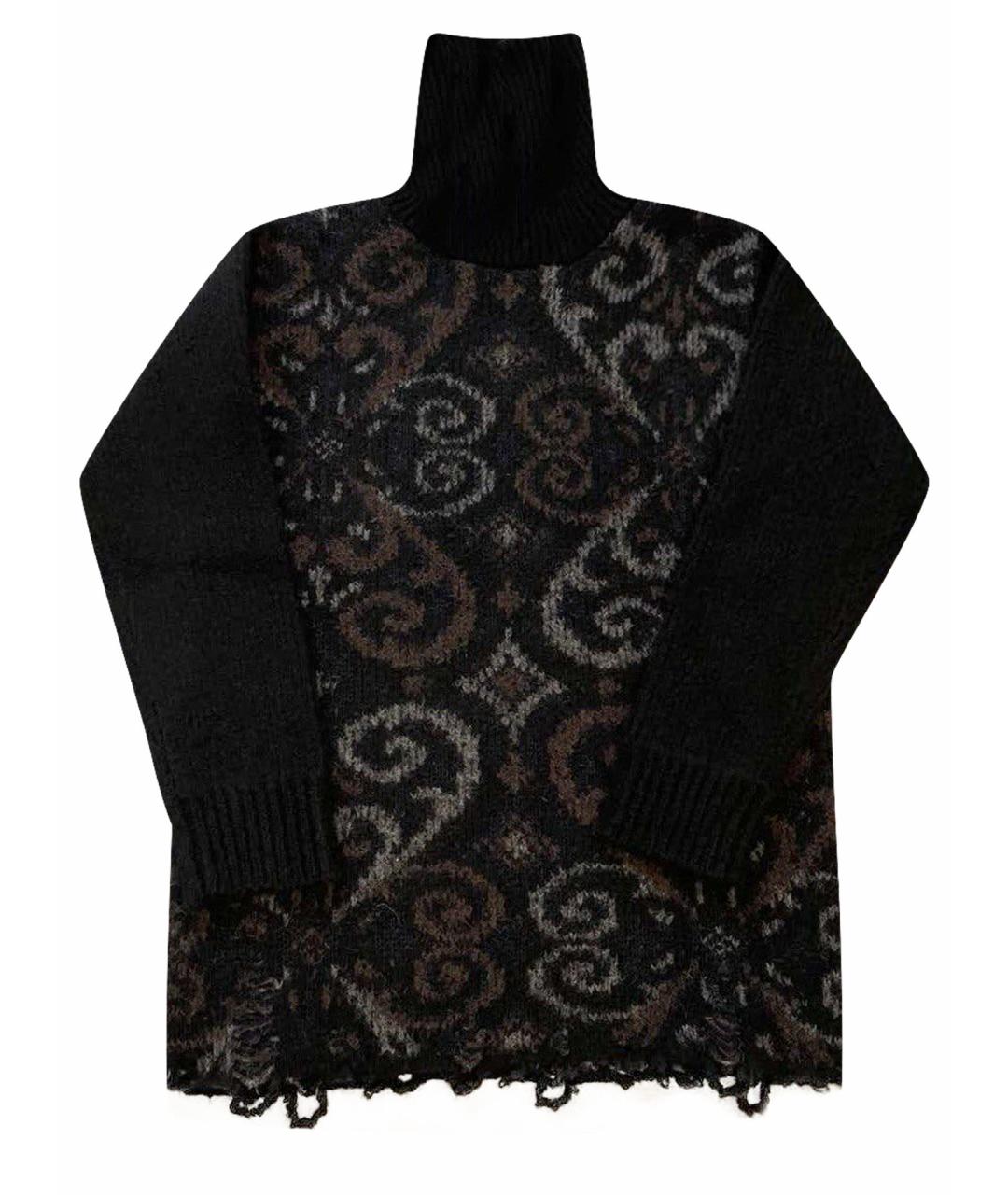 JUNYA WATANABE COMME DES GARÇONS Черный шерстяной джемпер / свитер, фото 1