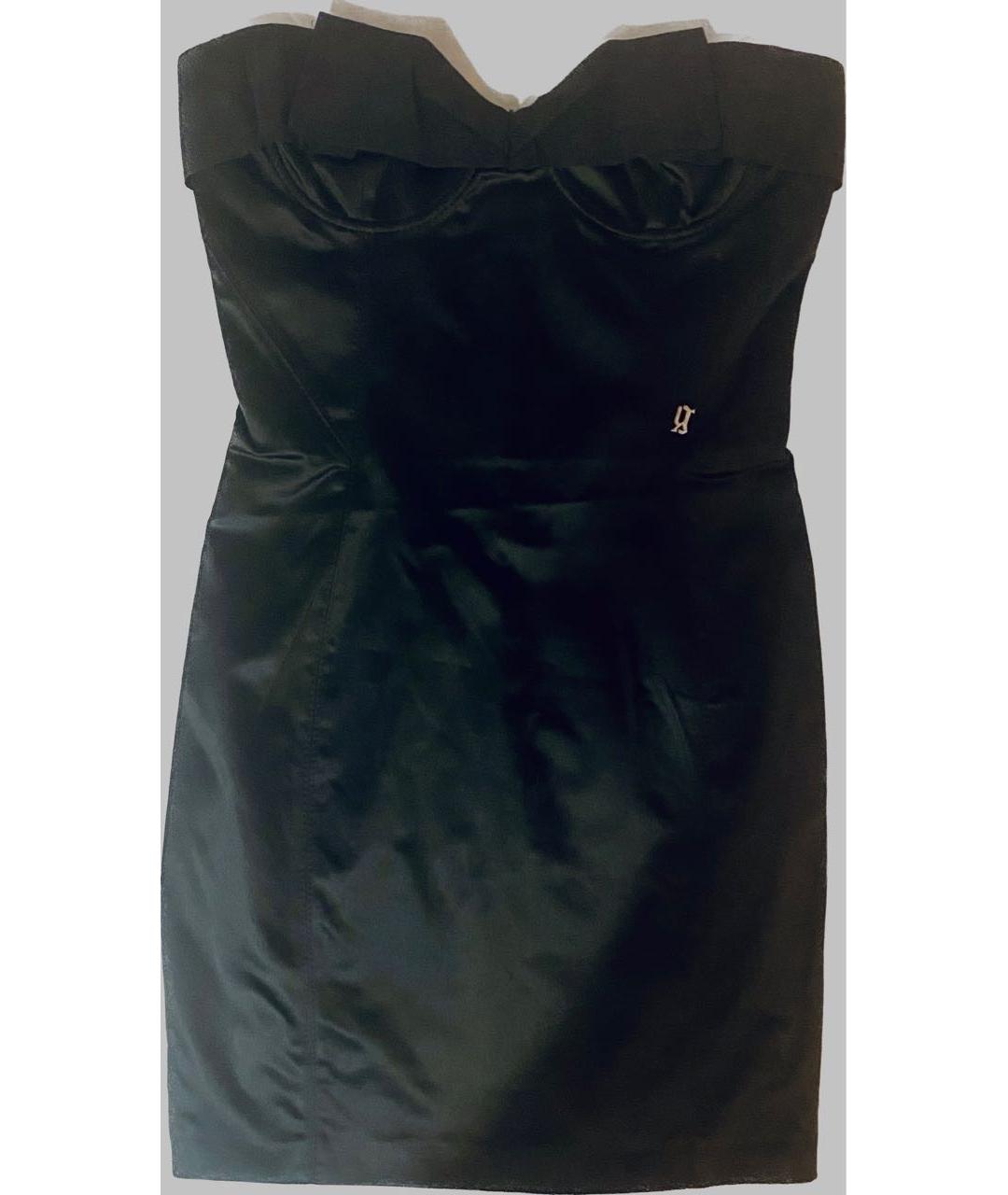 JOHN GALLIANO Черное коктейльное платье, фото 2